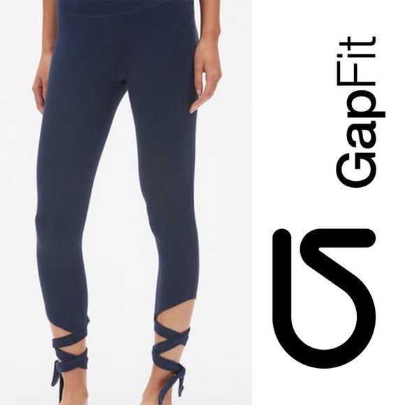 GAP Pants - NWT Barre Strap tie leggings